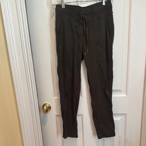 Lululemon hunter green warmup pants